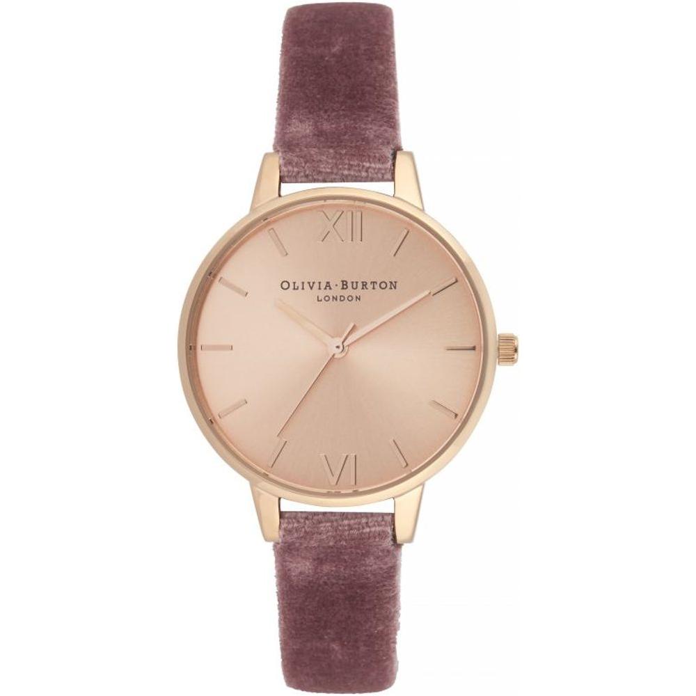 Olivia Burton Purple Synthetic Leather Watch Olivia Burton Tan