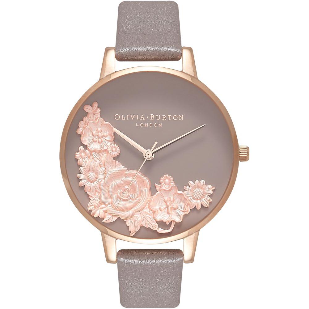 Olivia Burton Gray Leather Watch Olivia Burton Rosy Brown
