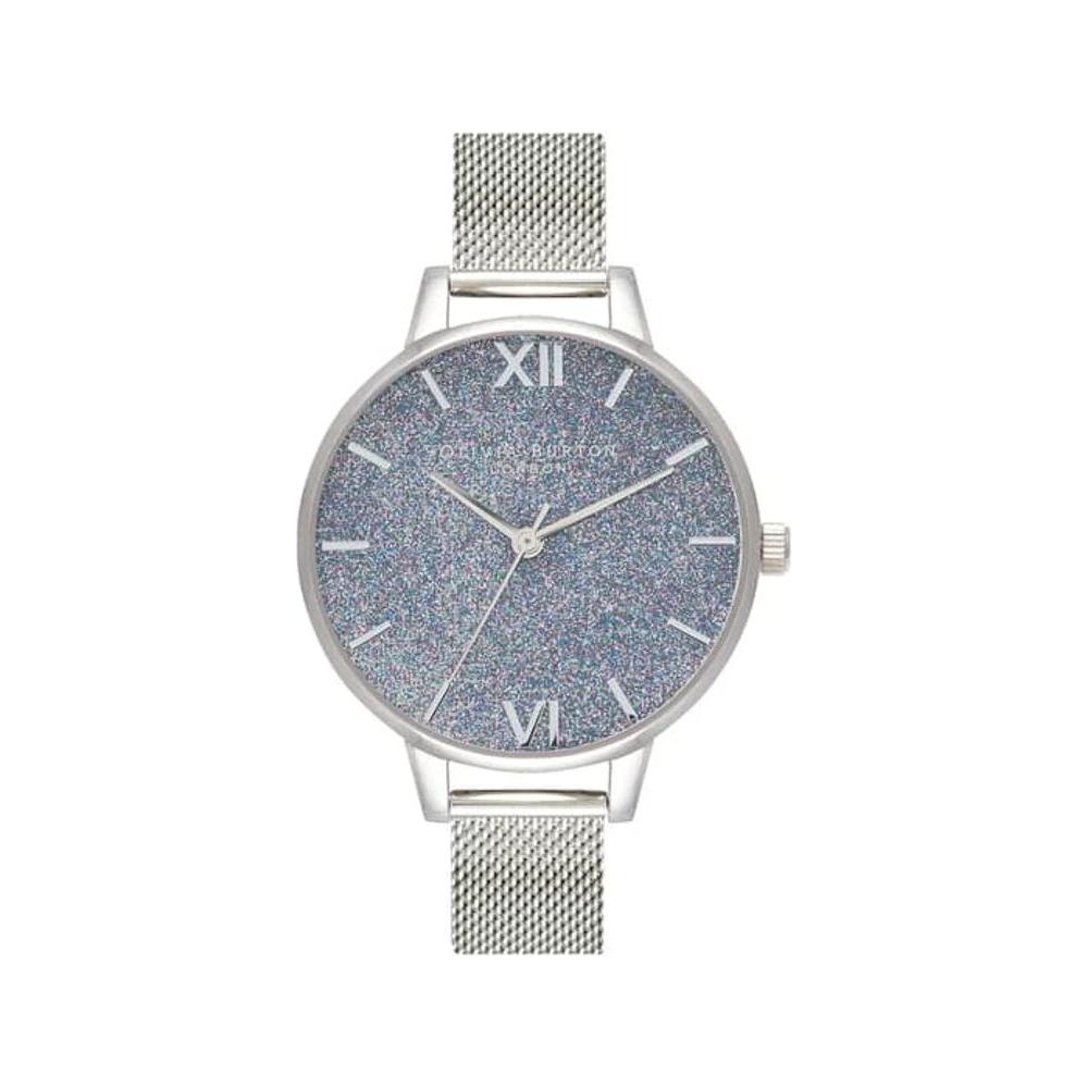 Olivia Burton Silver Steel Watch Olivia Burton Dark Gray