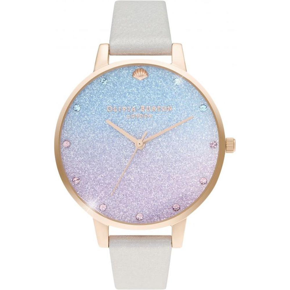 Olivia Burton Gray Leather Watch Olivia Burton Light Gray