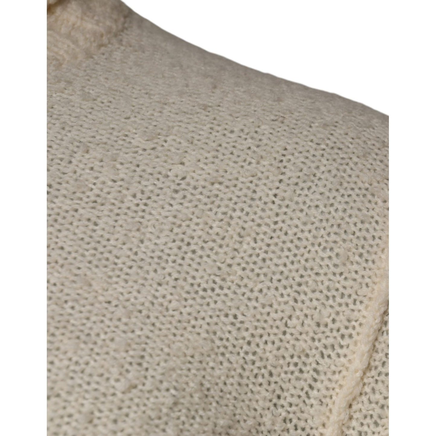 KANGRA Beige Wool Knit Long Sleeve Round Neck Pullover Sweater KANGRA Dark Gray