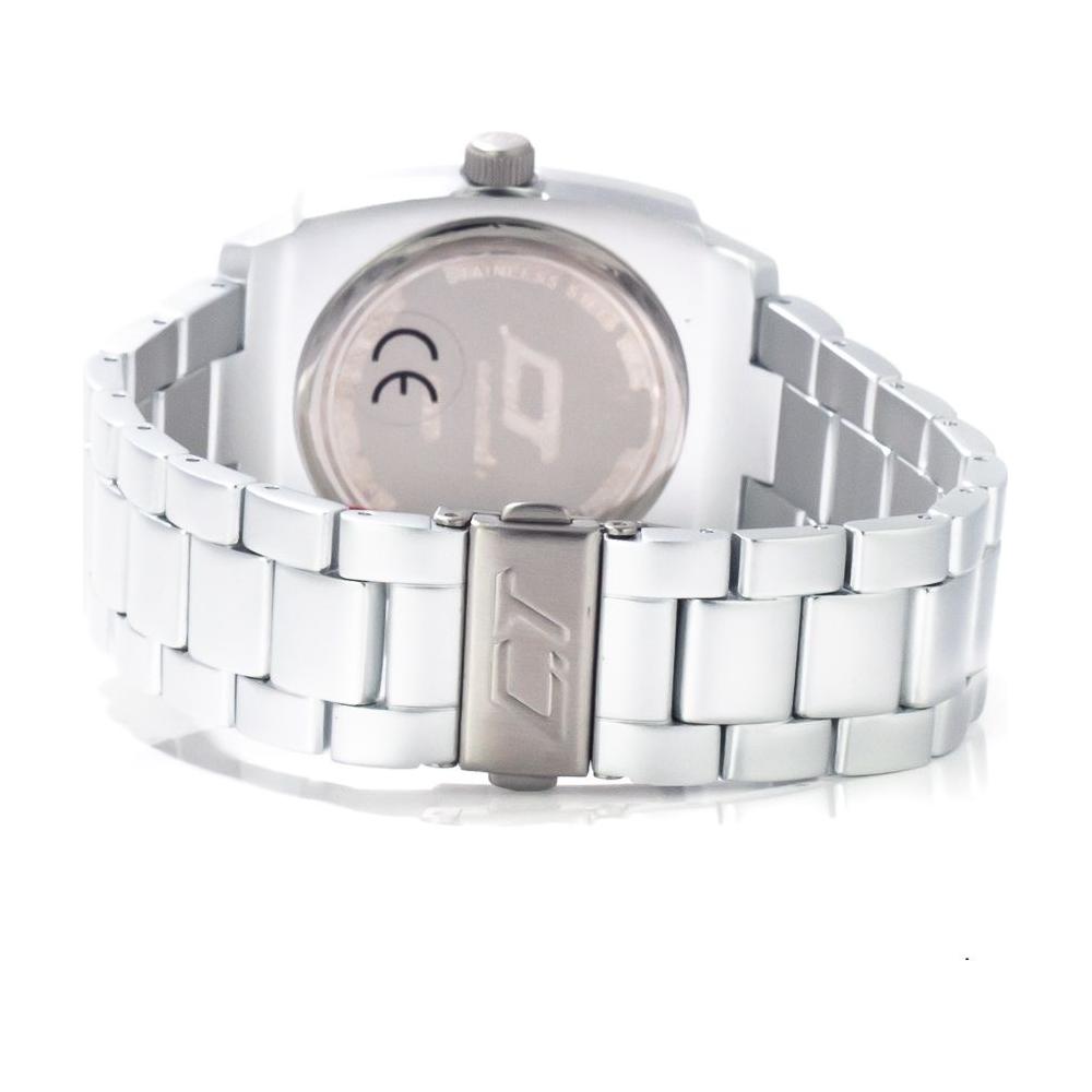 Chronotech Silver Aluminum Watch Chronotech Light Gray