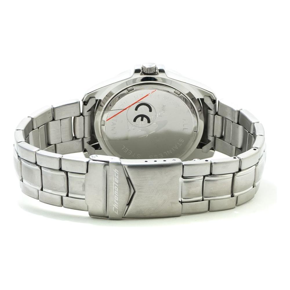 Chronotech Silver Steel Watch Chronotech Gray