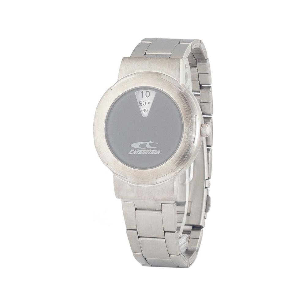 Chronotech Silver Steel Watch Chronotech Gray