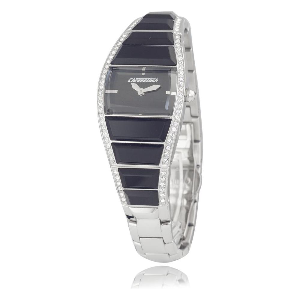 Chronotech Silver Steel Watch Chronotech Light Gray