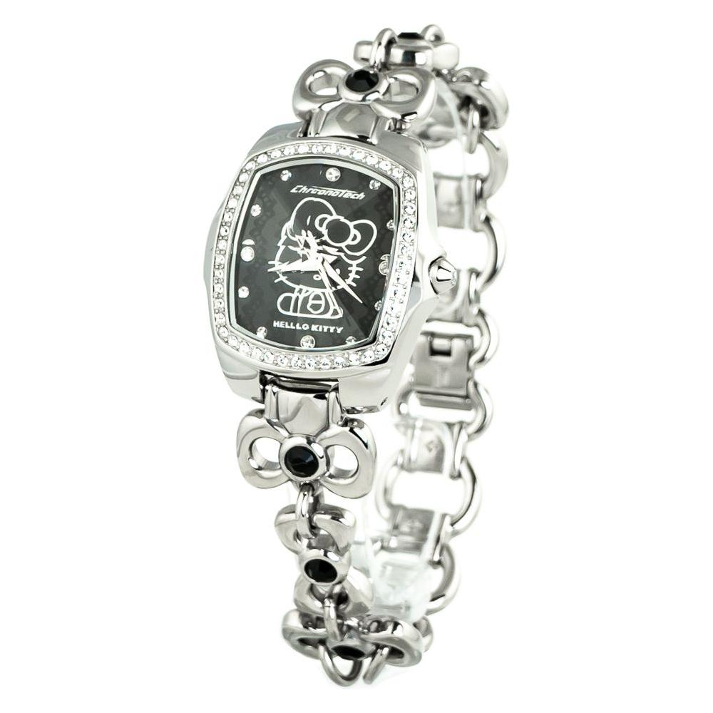 Chronotech Silver Stainless Steel Watch Chronotech Light Gray