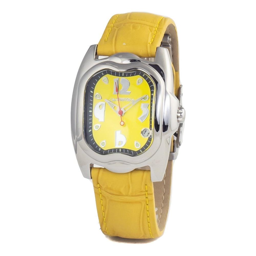 Chronotech Yellow Leather Watch Chronotech Dark Khaki