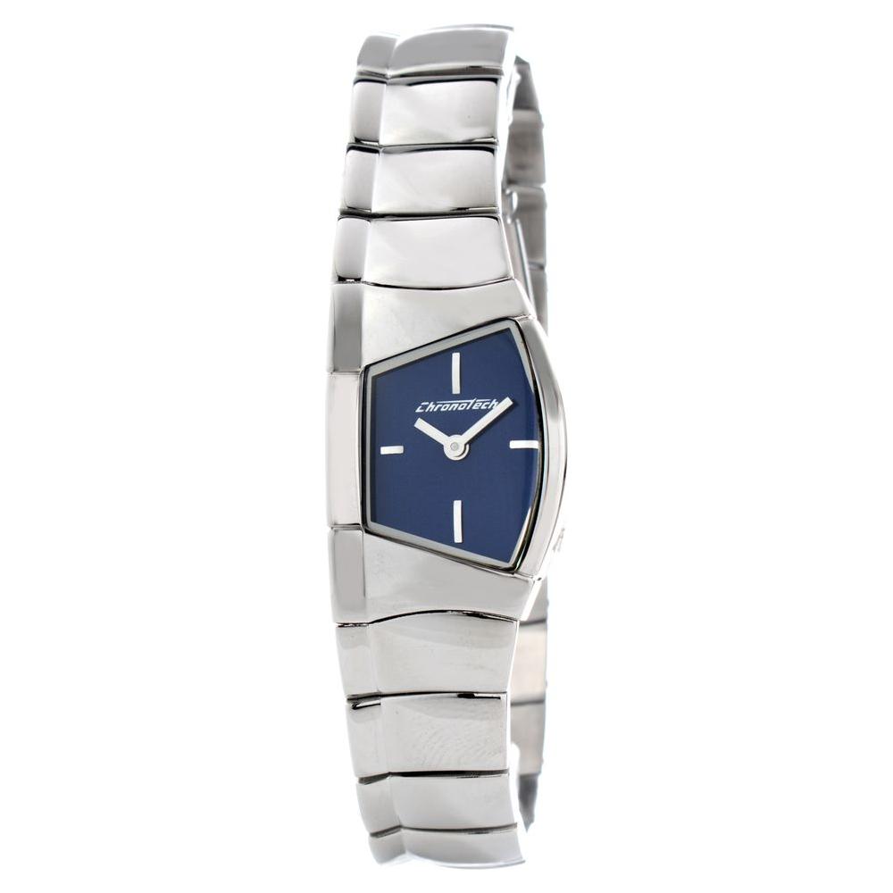 Chronotech Silver Stainless Steel Watch Chronotech Light Gray