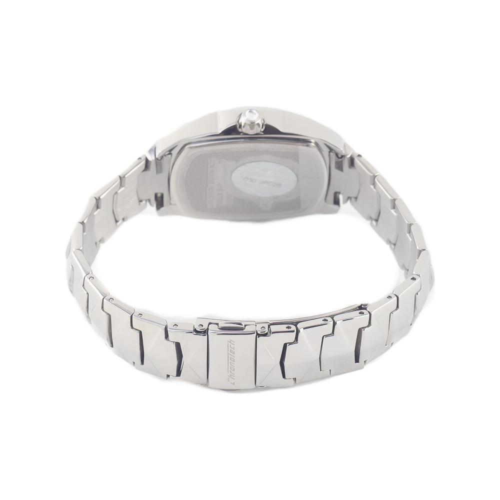 Chronotech Silver Steel Watch Chronotech Light Gray