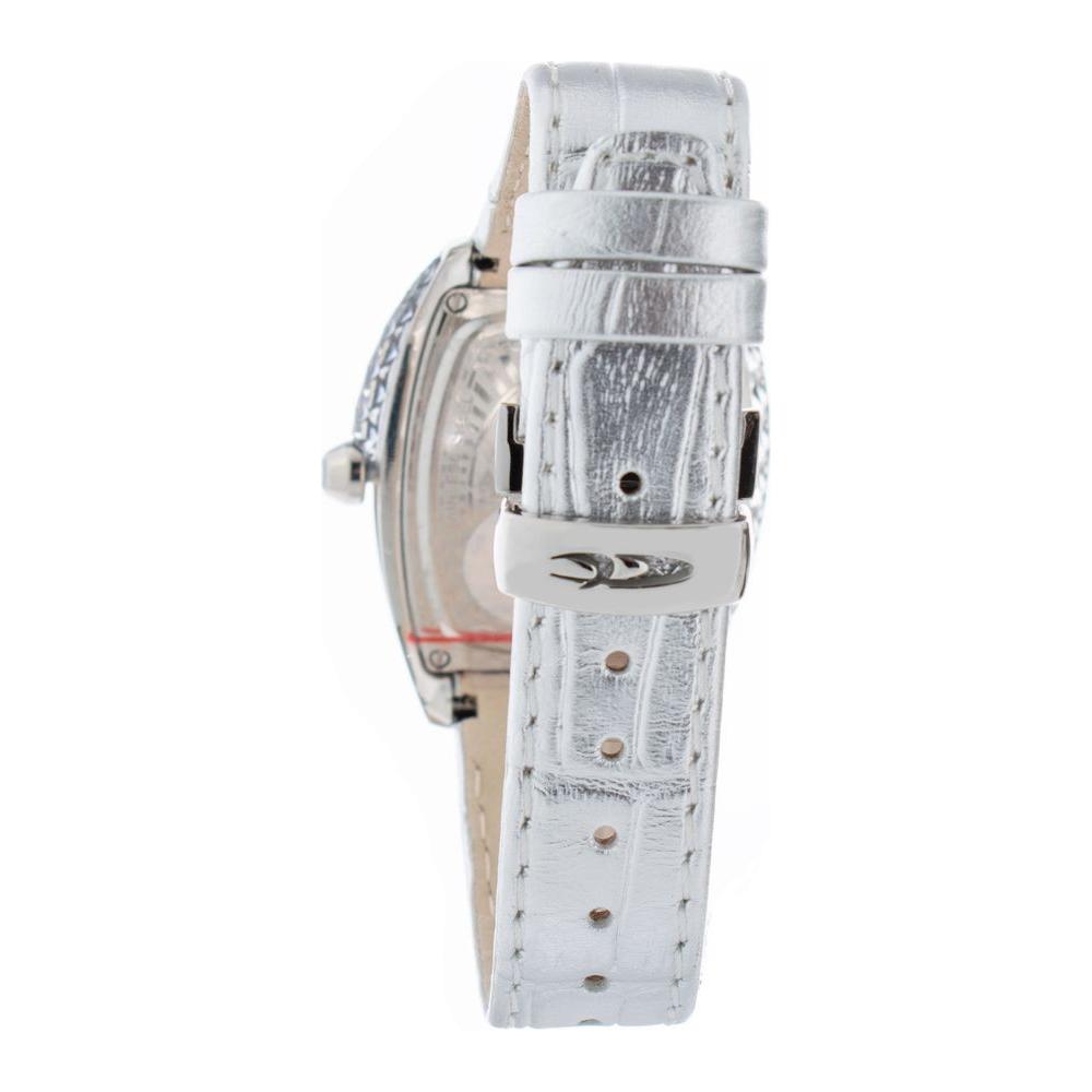 Chronotech Silver Leather Watch Chronotech Gray