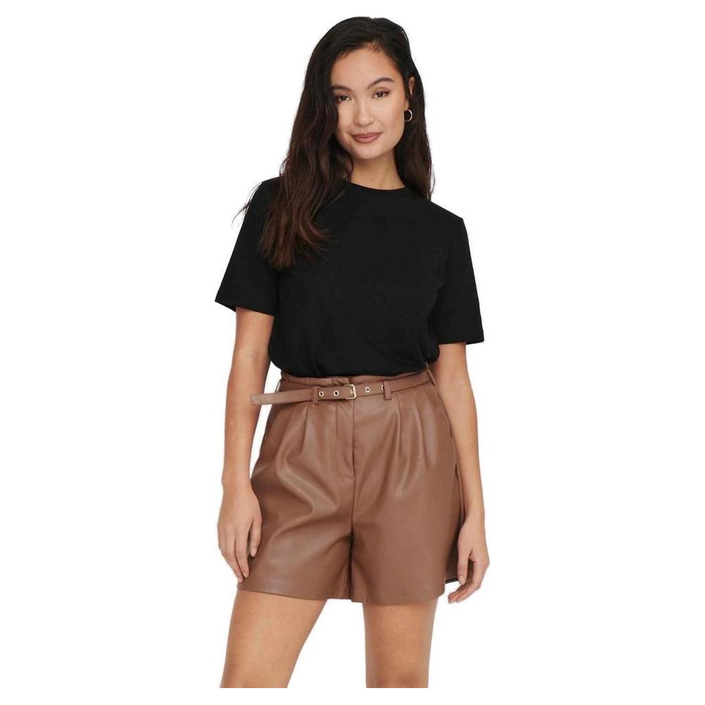 Only Black Cotton Tops & T-Shirt Only Sienna