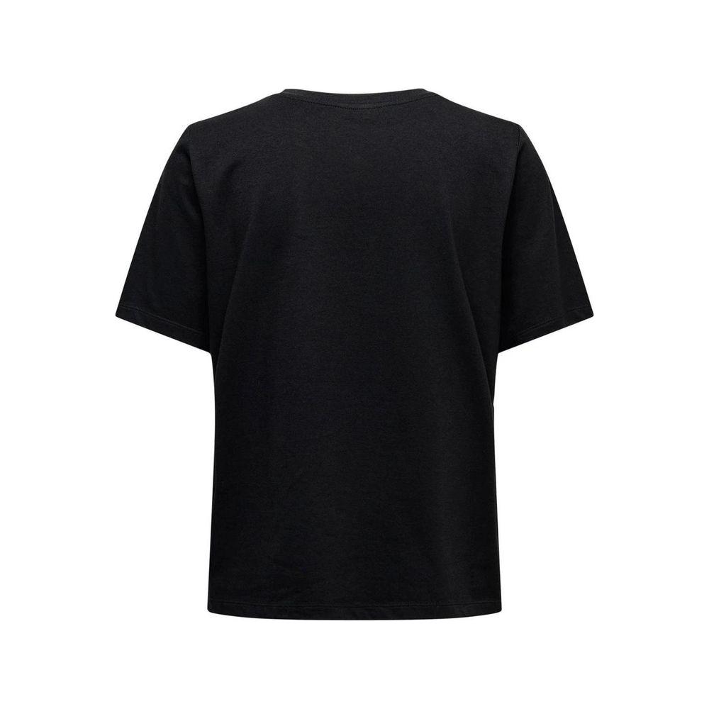 Only Black Cotton Tops & T-Shirt Only Black