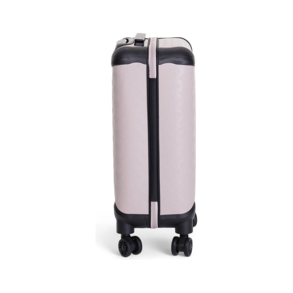 Guess Pink Polyethylene Luggage And Travel Guess Light Gray