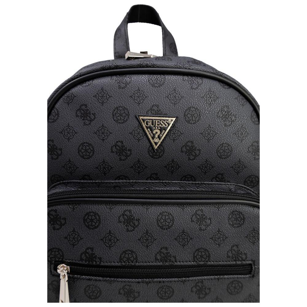 Guess Gray Polyethylene Backpack Guess Dark Slate Gray