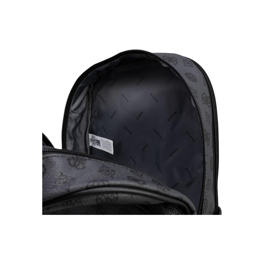 Guess Gray Polyethylene Backpack Guess Dark Slate Gray