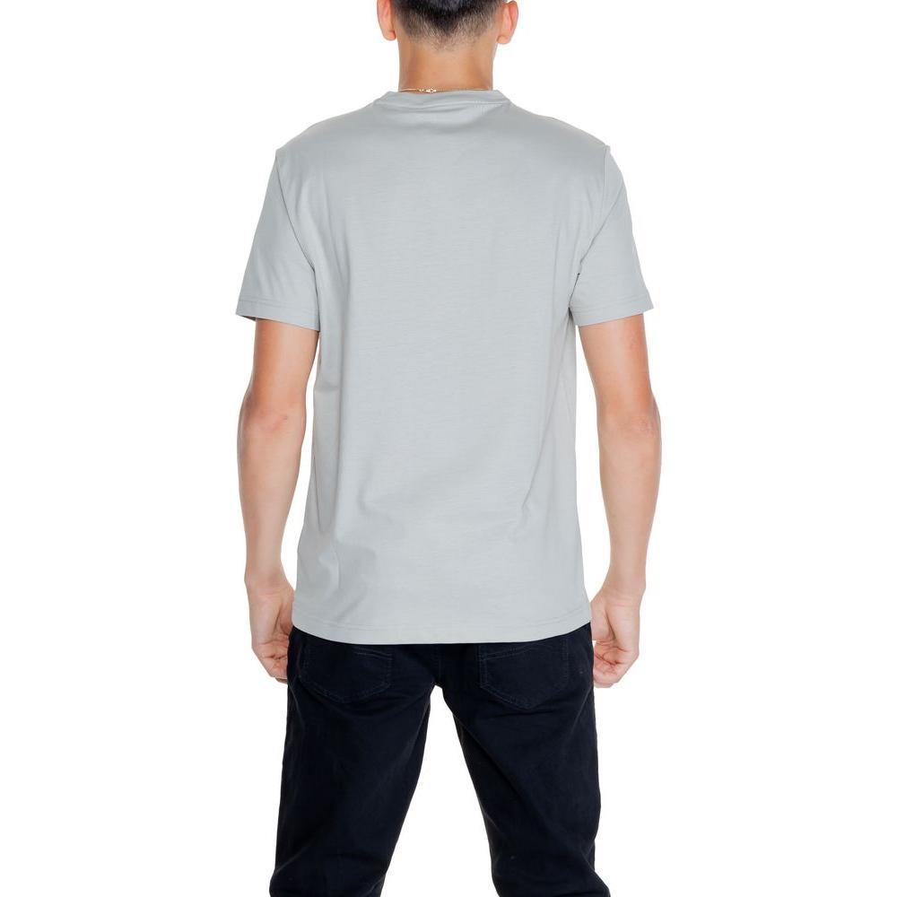 Calvin Klein Gray Cotton T-Shirt Calvin Klein Gray