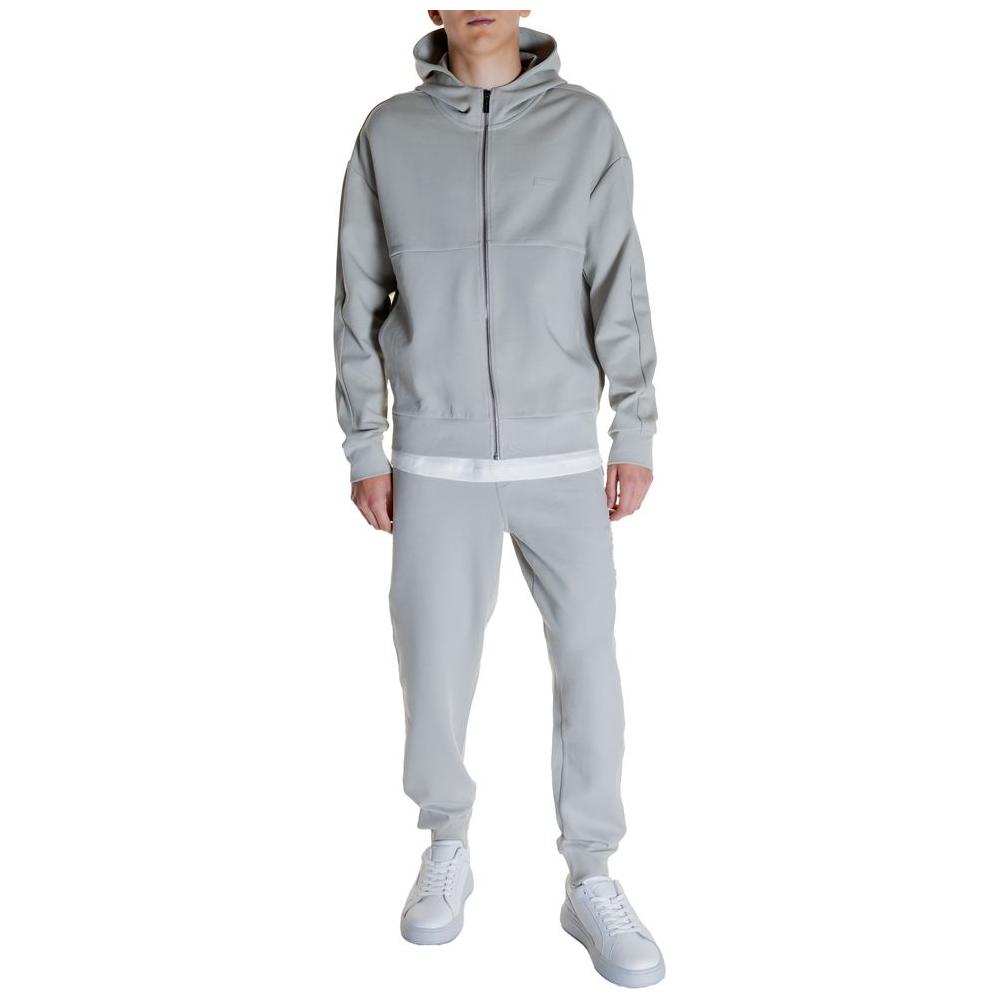 Calvin Klein Gray Cotton Sweater Calvin Klein Dark Gray