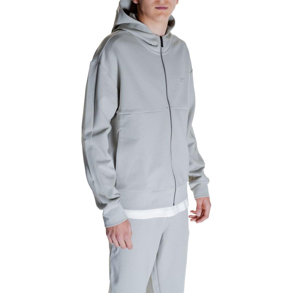 Calvin Klein Gray Cotton Sweater Calvin Klein Gray