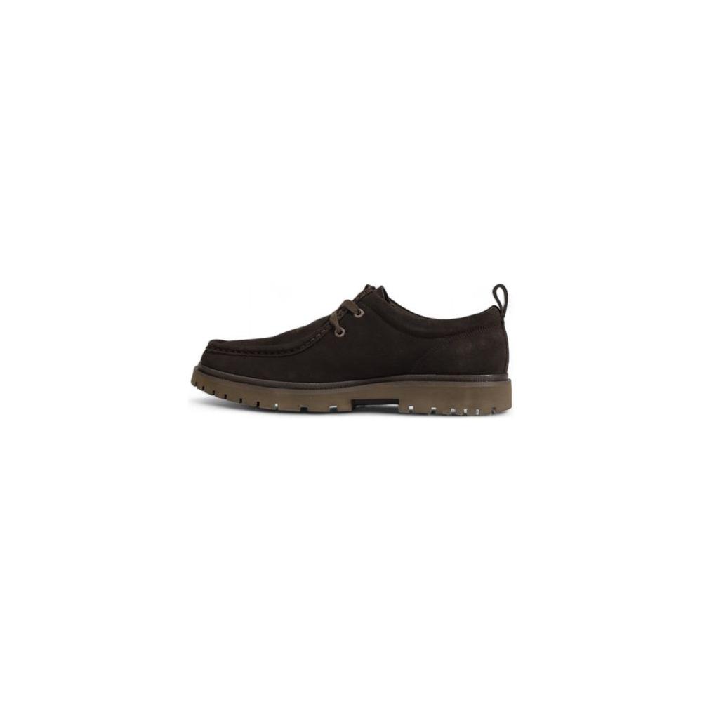 Calvin Klein Brown Suede Leather Casual Calvin Klein Dark Slate Gray