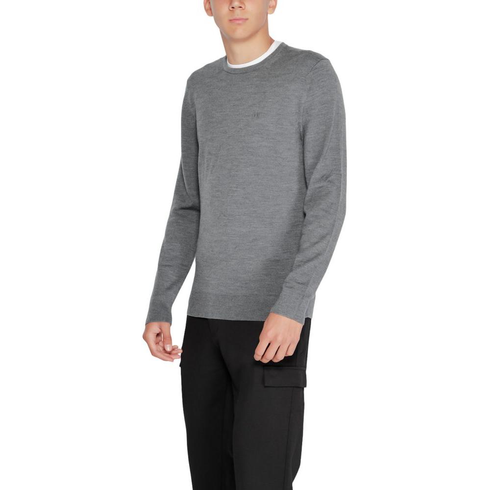 Calvin Klein Gray Recycled Wool T-Shirt Calvin Klein Slate Gray
