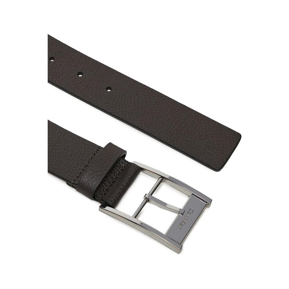 Calvin Klein Brown Leather Belt Calvin Klein Dark Slate Gray