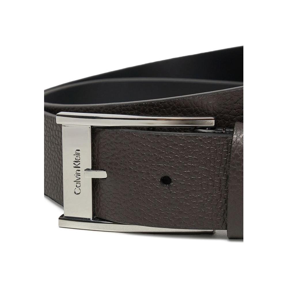 Calvin Klein Brown Leather Belt Calvin Klein Dark Slate Gray
