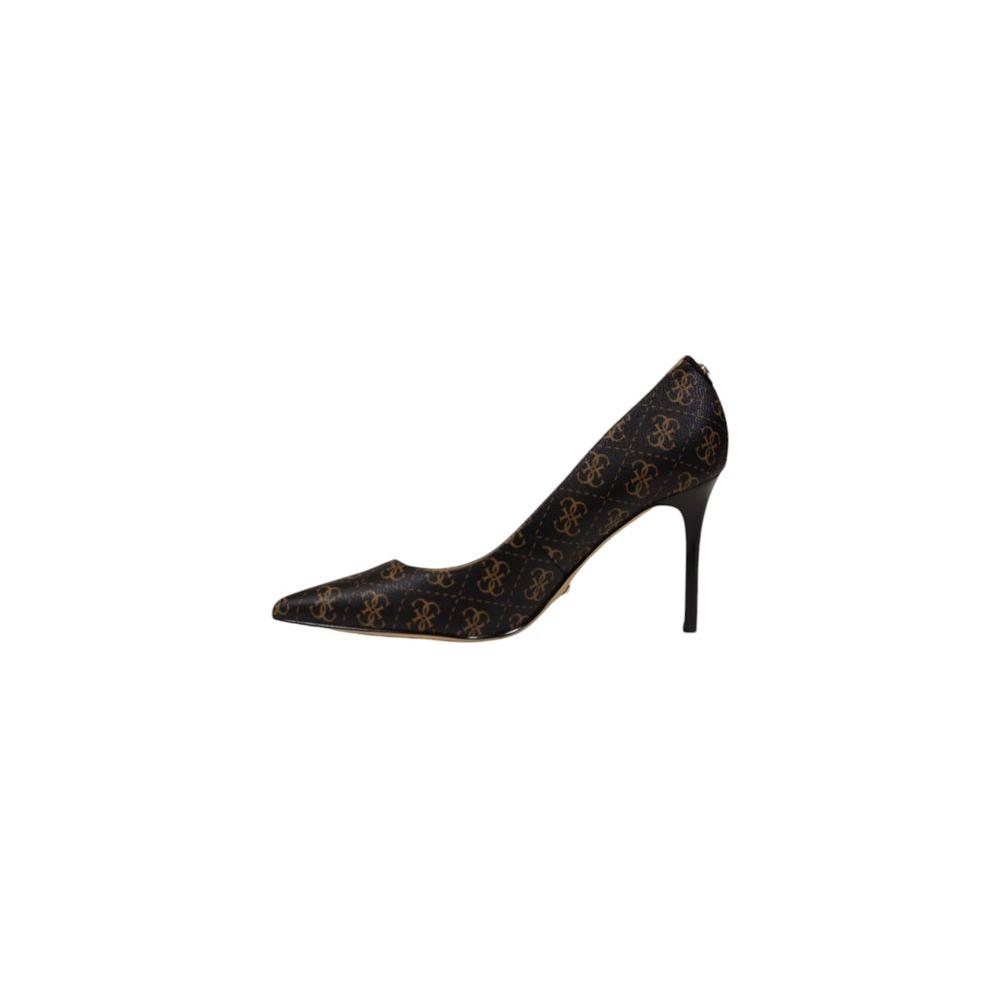 Guess Brown Polyethylene Sandal Guess Black