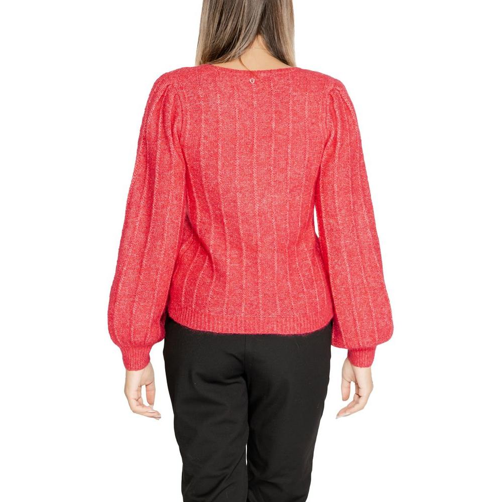 Guess Pink Polyester Sweater Guess Tomato