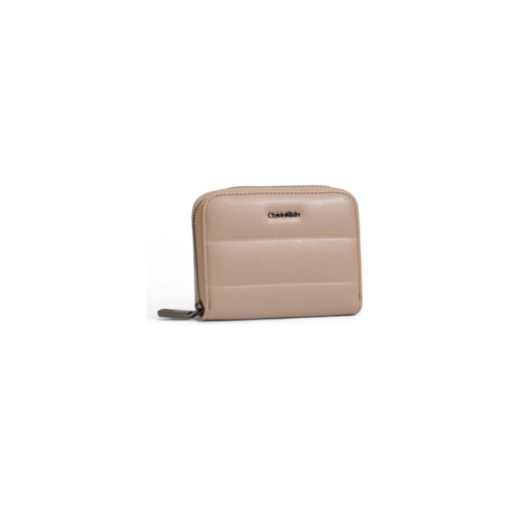 Calvin Klein Gray Artificial Leather Wallet Calvin Klein Rosy Brown