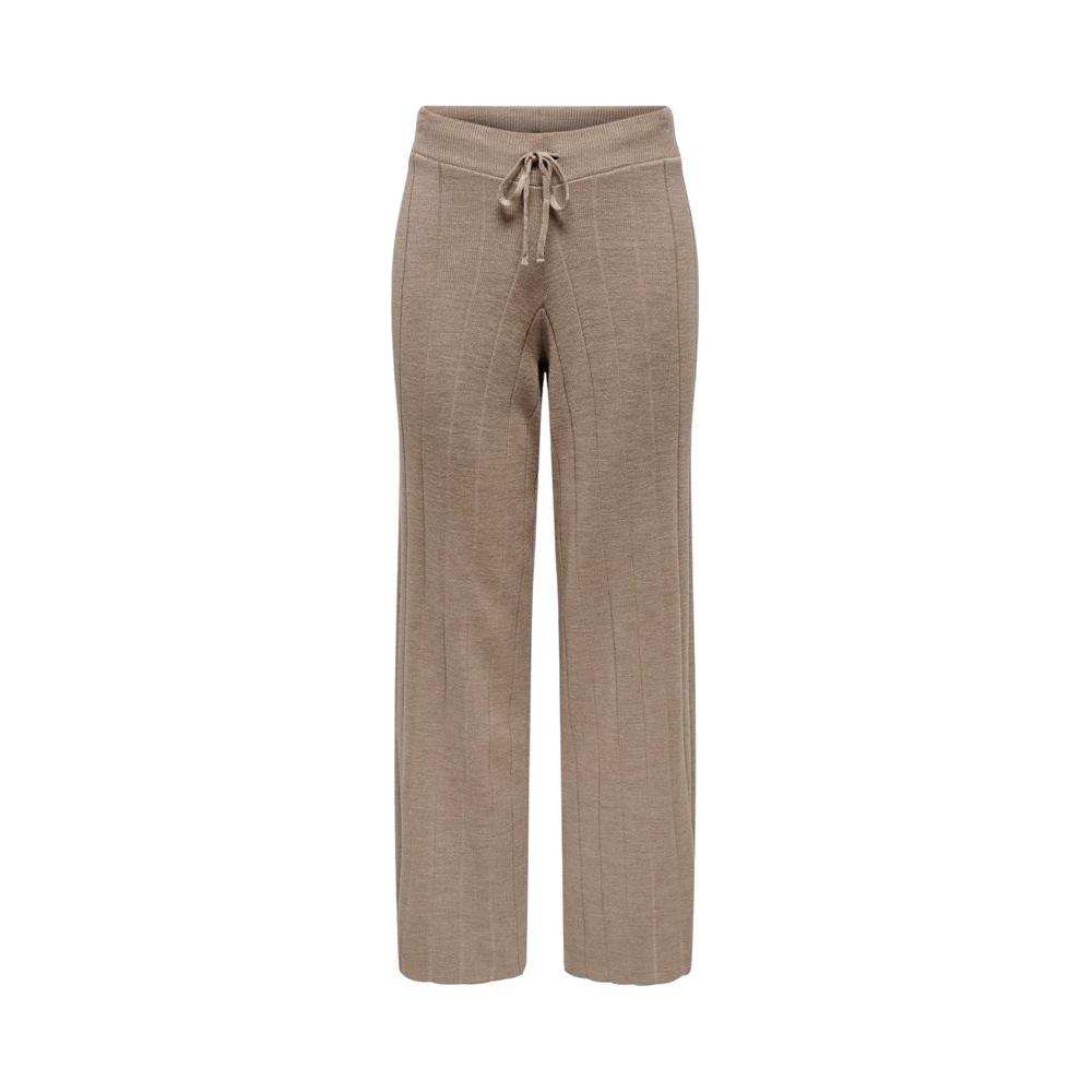 Only Beige Acrylic Jeans & Pant Only Slate Gray