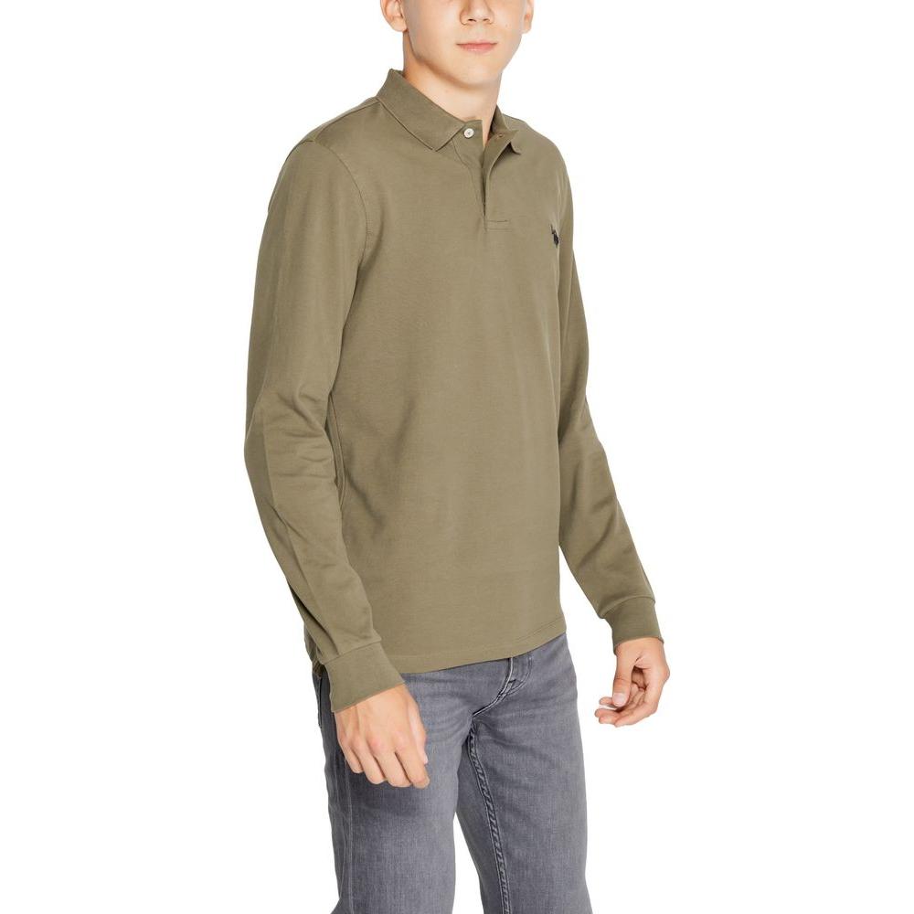 U.S. POLO ASSN. Green Cotton T-Shirt U.S. POLO ASSN. Dim Gray