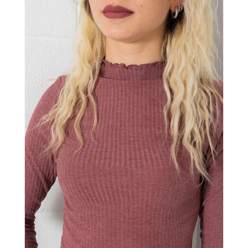 Only Bordeaux Viscose Tops & T-Shirt Only Dim Gray