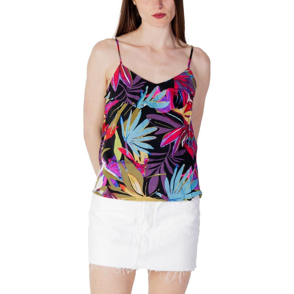 Only Pink Viscose Tops & T-Shirt Only Light Gray
