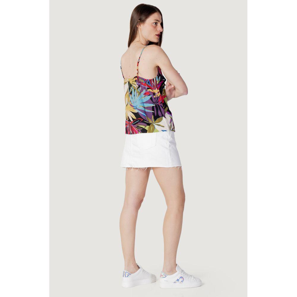 Only Pink Viscose Tops & T-Shirt Only Light Gray