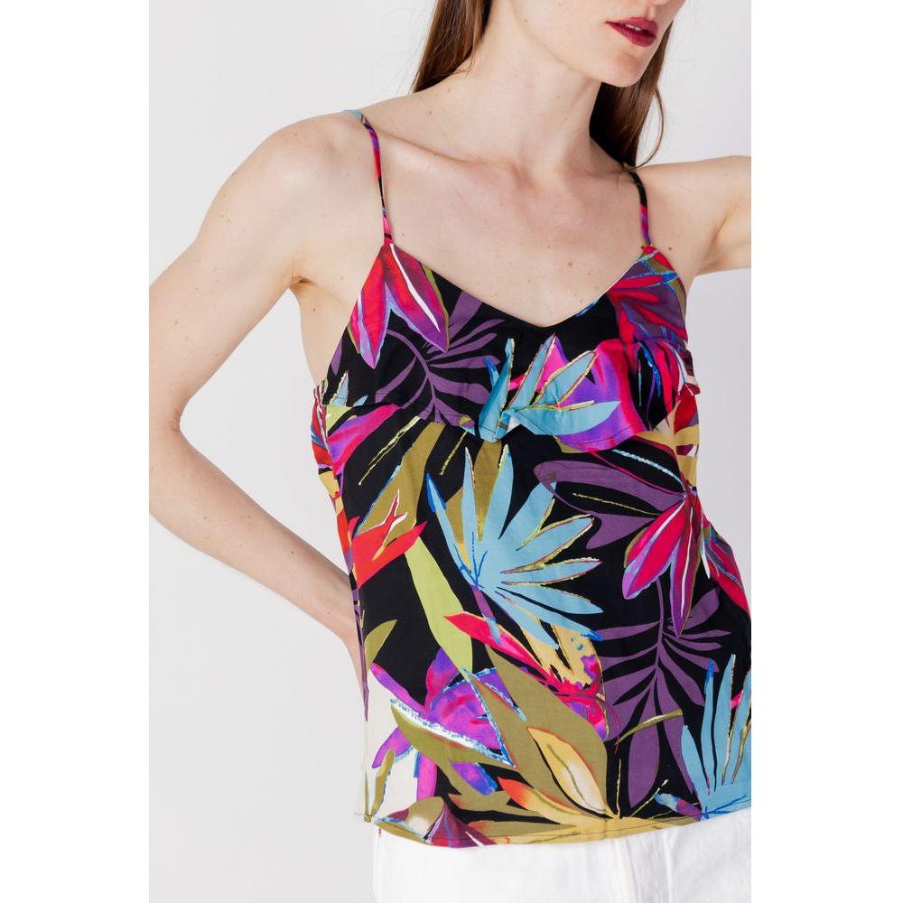 Only Pink Viscose Tops & T-Shirt Only Light Gray
