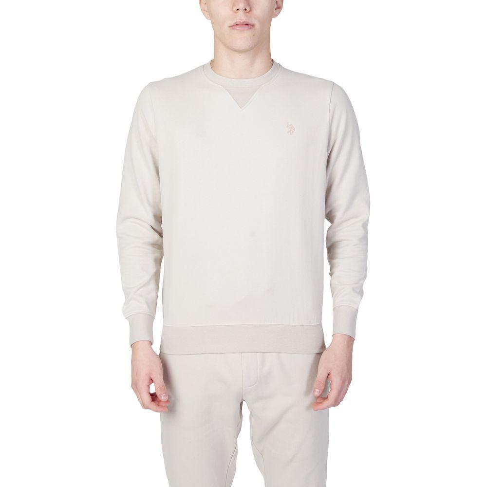U.S. POLO ASSN. Beige Cotton Sweater U.S. POLO ASSN. Light Gray
