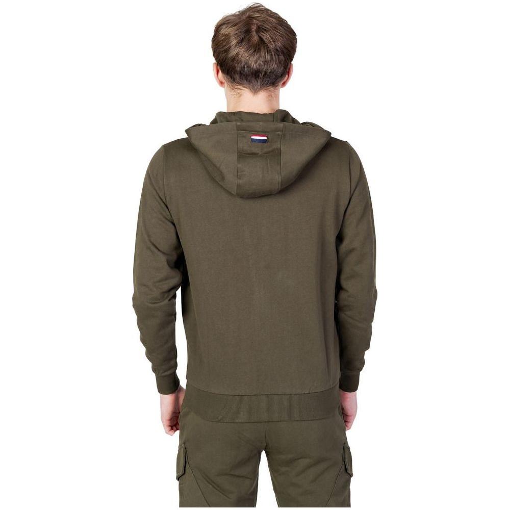 U.S. POLO ASSN. Green Cotton Sweater U.S. POLO ASSN. Dark Olive Green