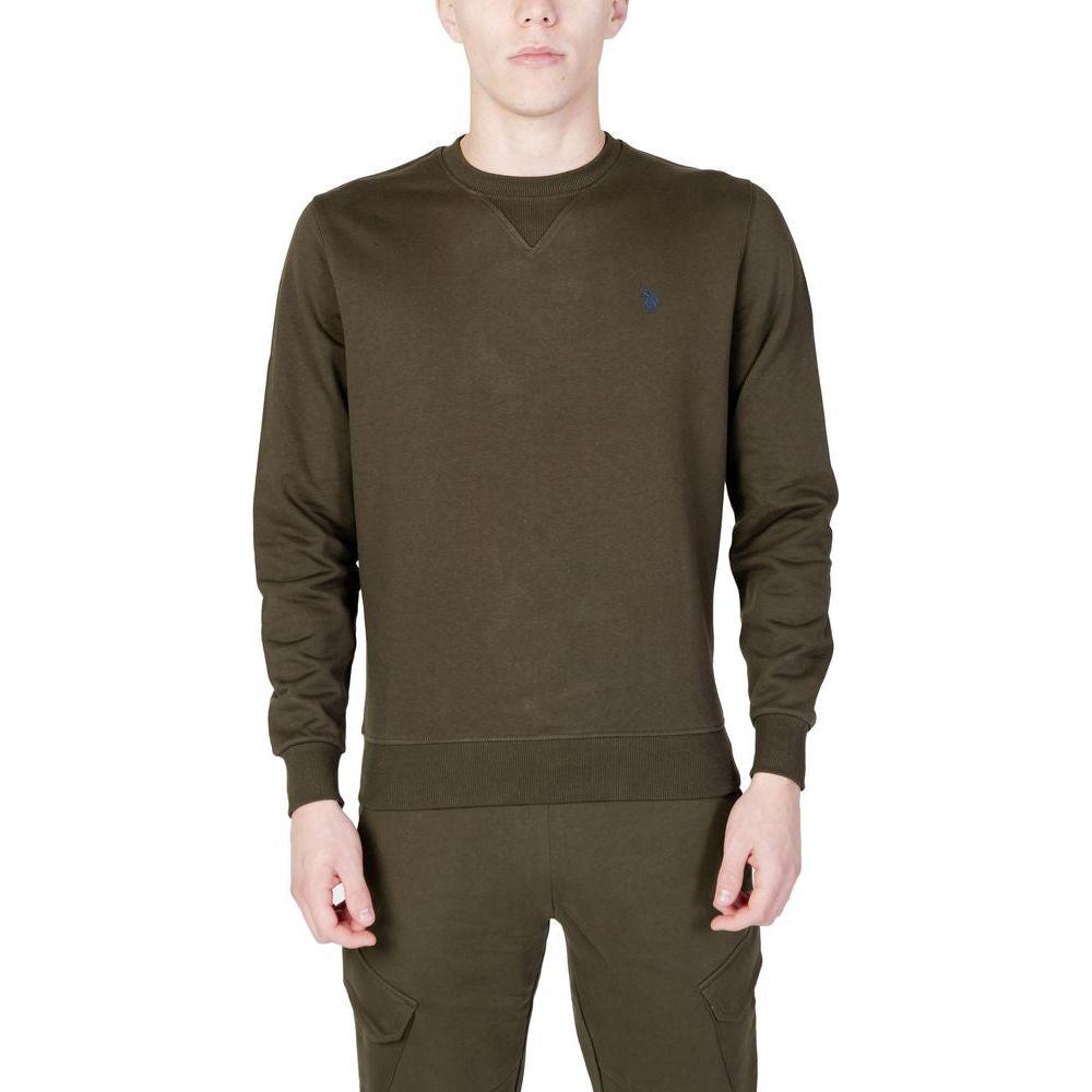 U.S. POLO ASSN. Green Cotton Sweater U.S. POLO ASSN. Dark Slate Gray