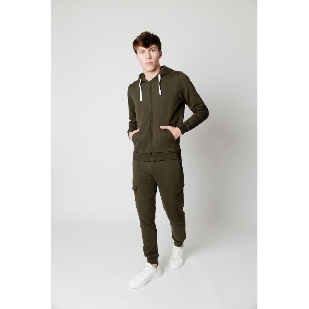 U.S. POLO ASSN. Green Cotton Sweater U.S. POLO ASSN. Light Gray