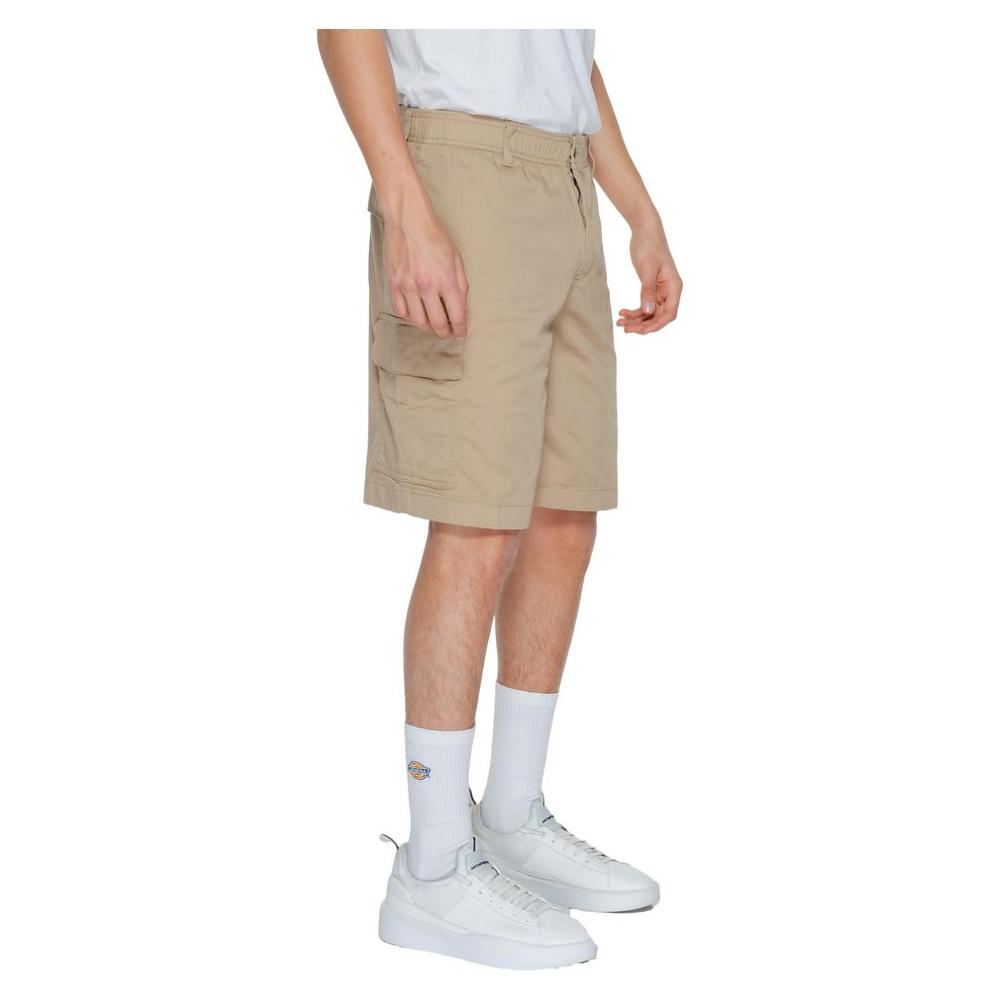 Calvin Klein Jeans Beige Cotton Short Calvin Klein Jeans Rosy Brown