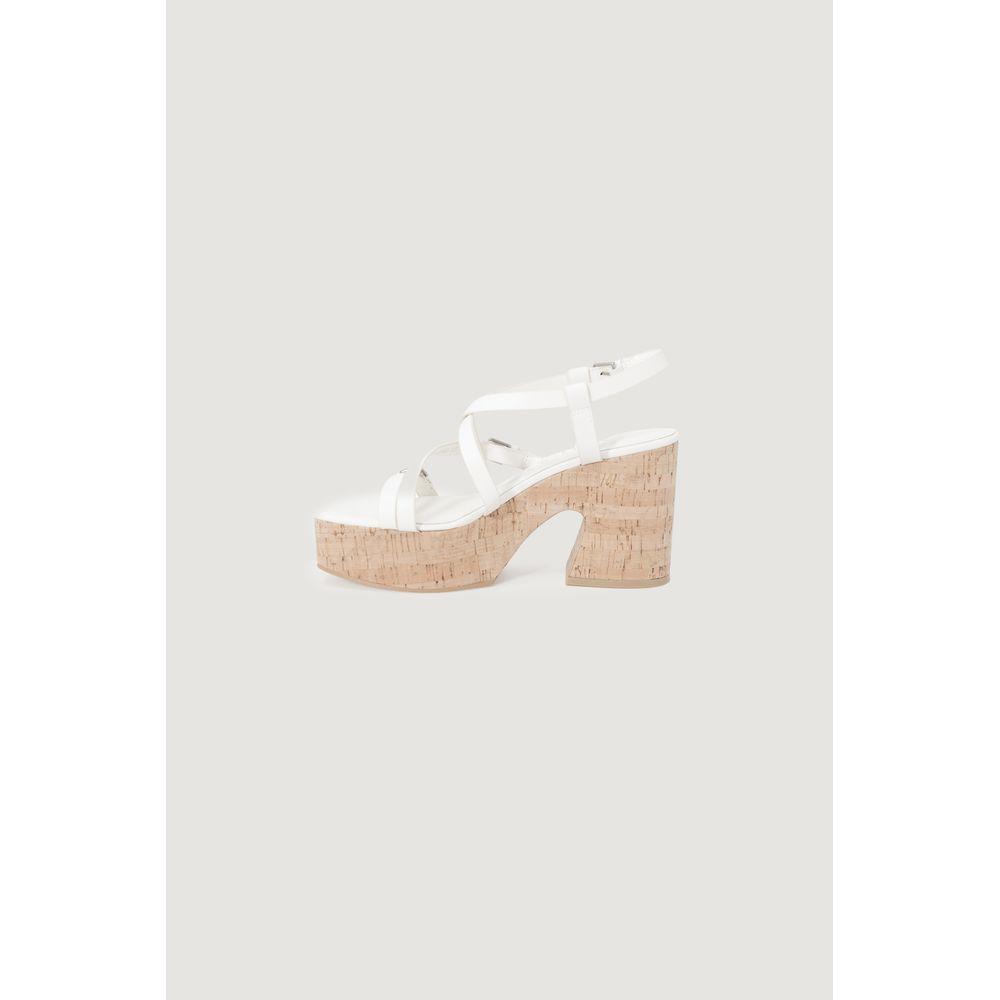 Guess Beige Leather Sandal Guess Lavender