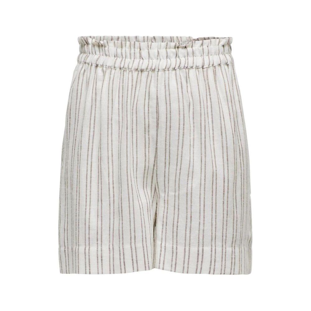 Only Beige Viscose Short Only Light Gray