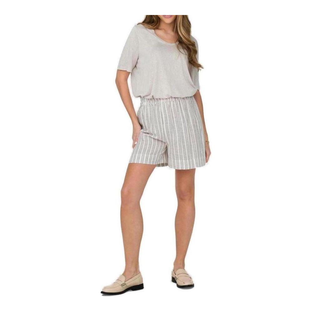 Only Beige Viscose Short Only Gray