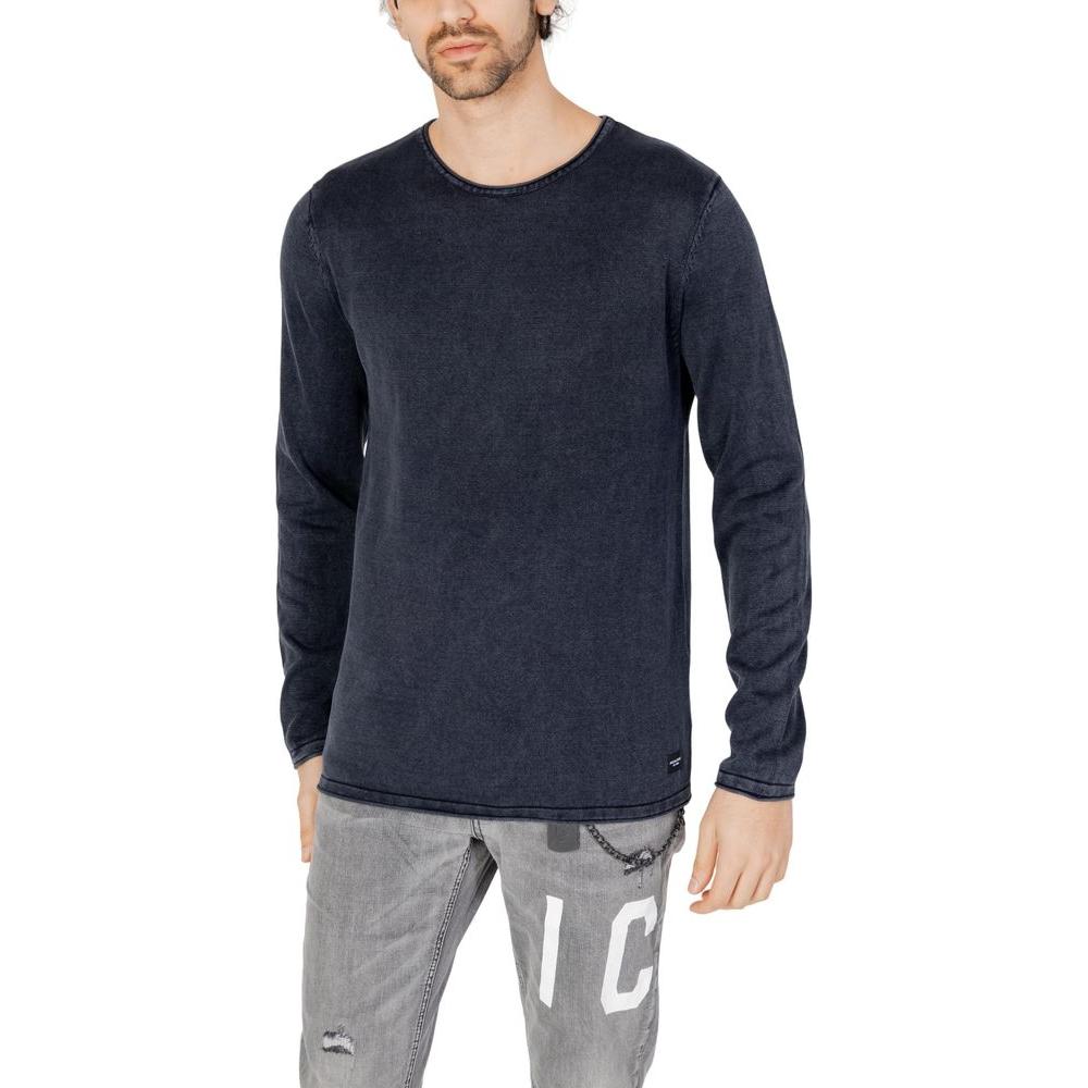 Jack Jones Blue Cotton T-Shirt Jack Jones Dark Slate Gray