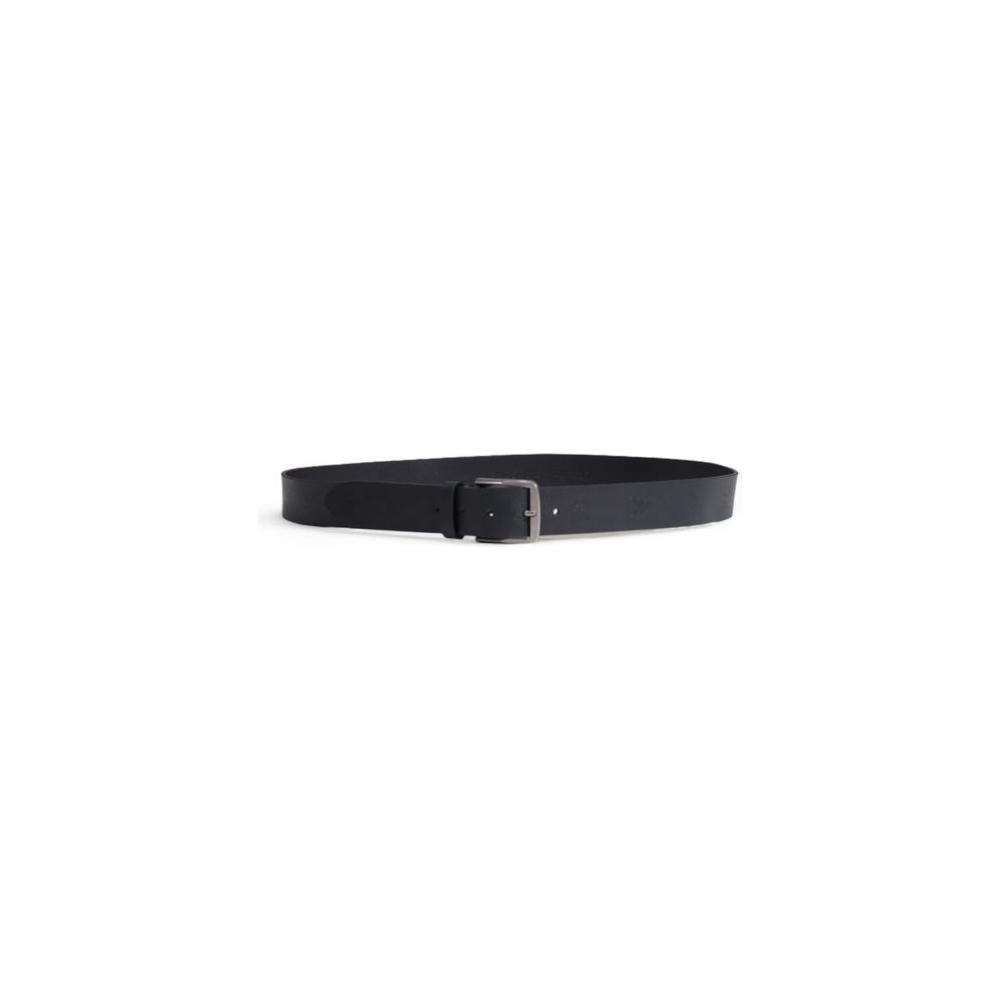 Calvin Klein Jeans Gray Leather Belt