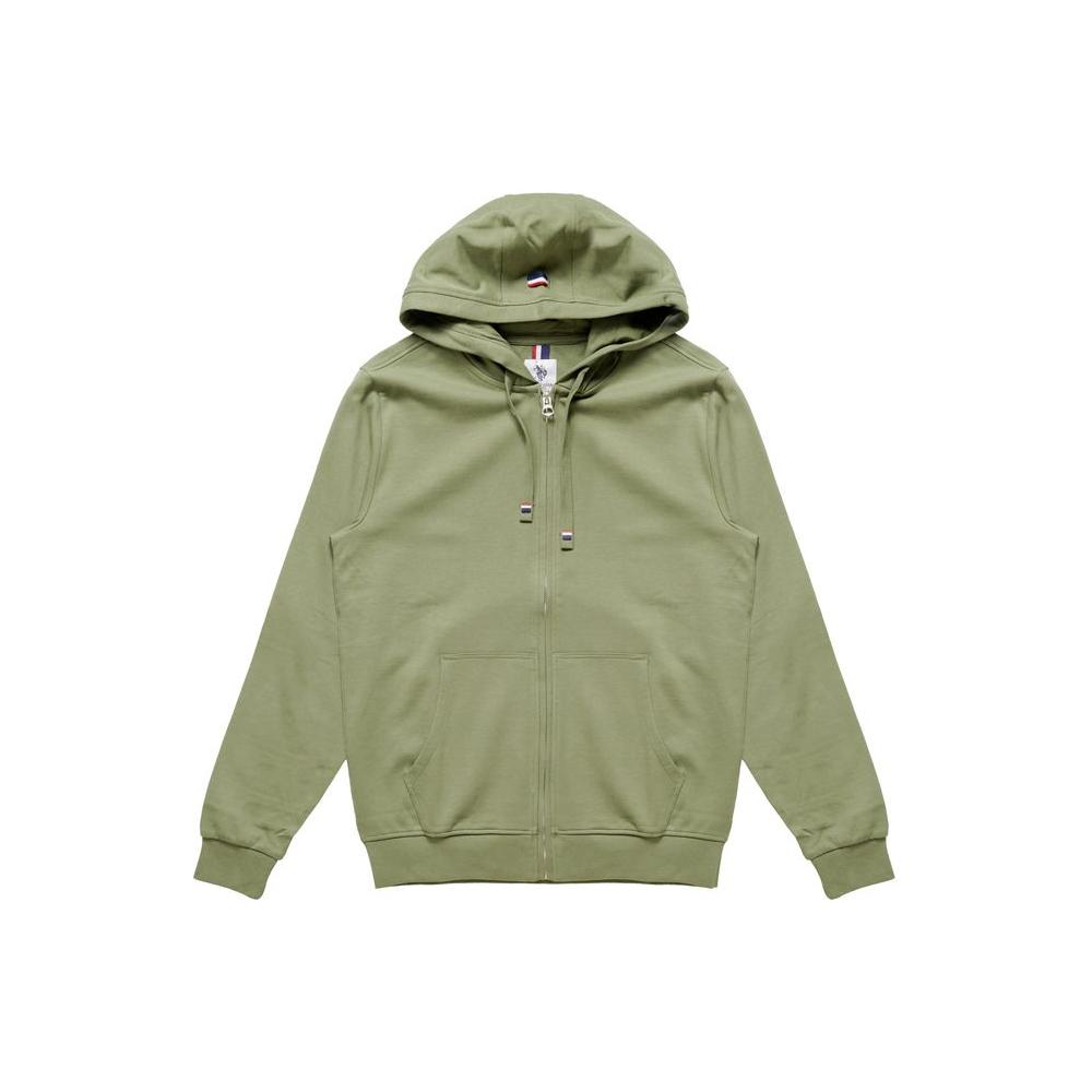 U.S. POLO ASSN. Green Cotton Sweater U.S. POLO ASSN. Dark Sea Green