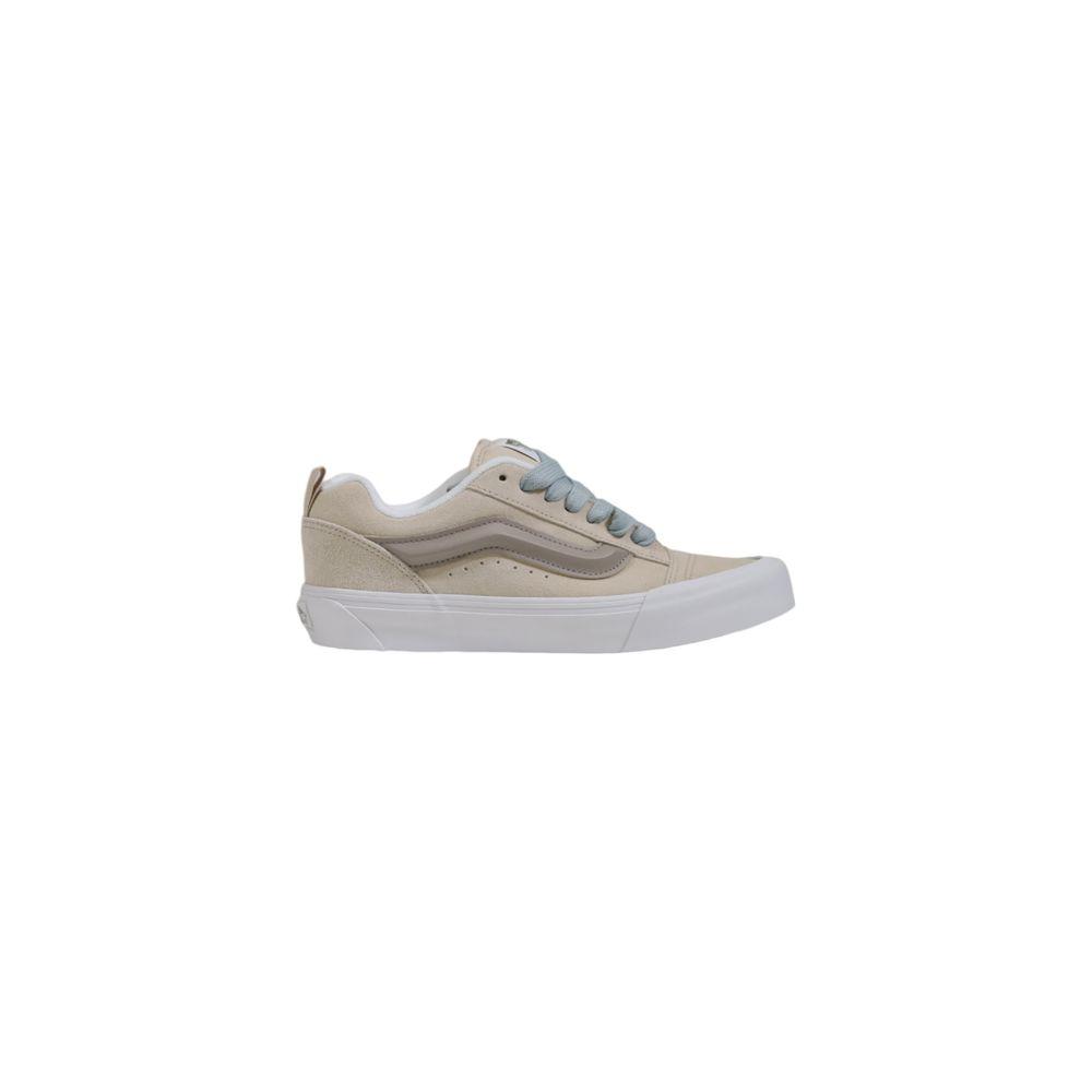 Vans Beige Leather Sneaker Vans Dark Gray