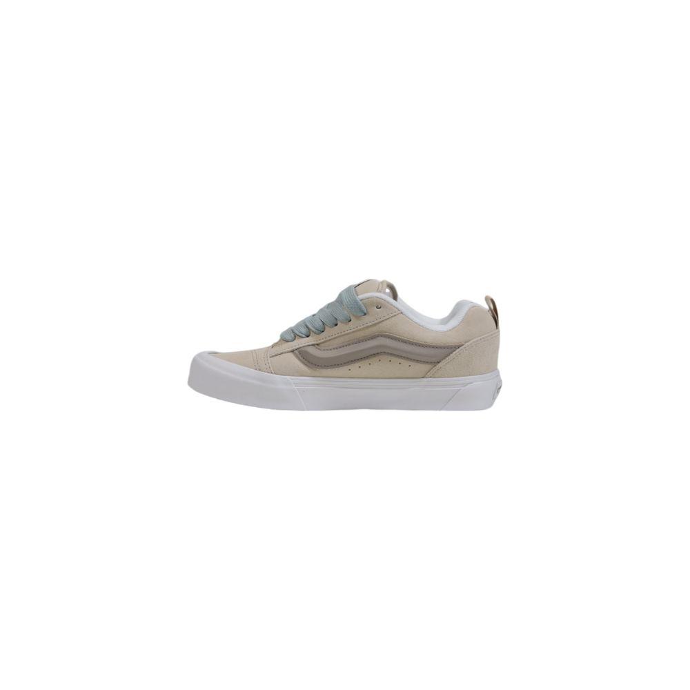 Vans Beige Leather Sneaker Vans Dark Gray