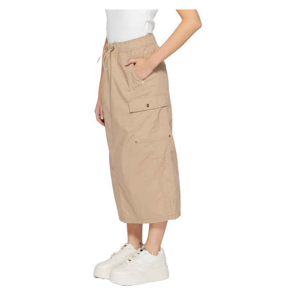 Street One Beige Cotton Skirt Street One Tan