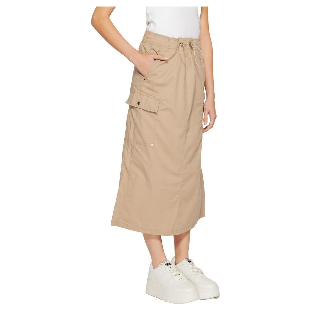 Street One Beige Cotton Skirt Street One Tan